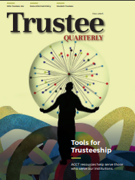 Fall 2025 ACCT Trustee Quarterly Magazine Cover